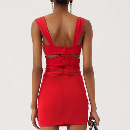 Flaura  Swimsuit Set - Red