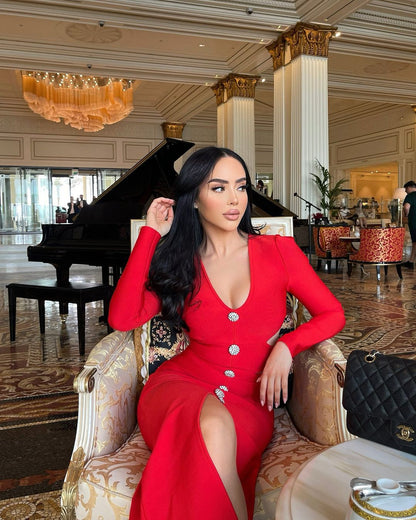 White French Slimming High Grade Retro Dress Knitted Slim Fit Wear Summer