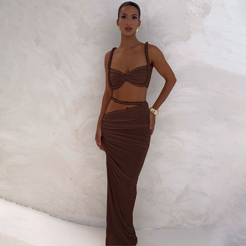 Makoko Co-Ord set - Brown