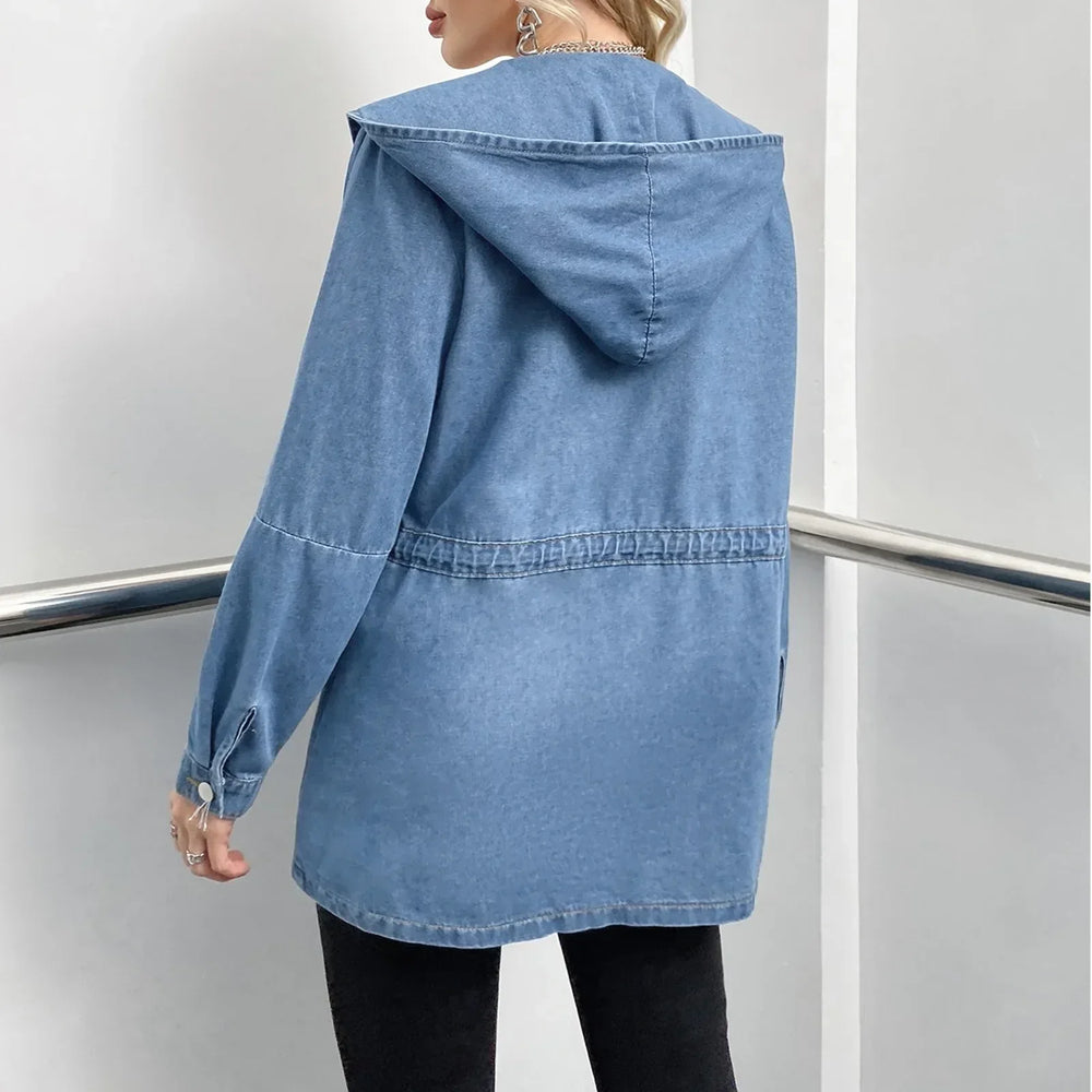 Hooded 2024 Autumn Winter Lapel Loose Open Front Chic Stylish Elegant Fashionable Versatile Short
