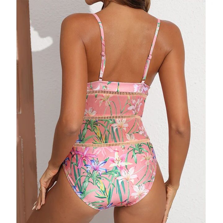 Pastel Tide Swimsuit - Pink