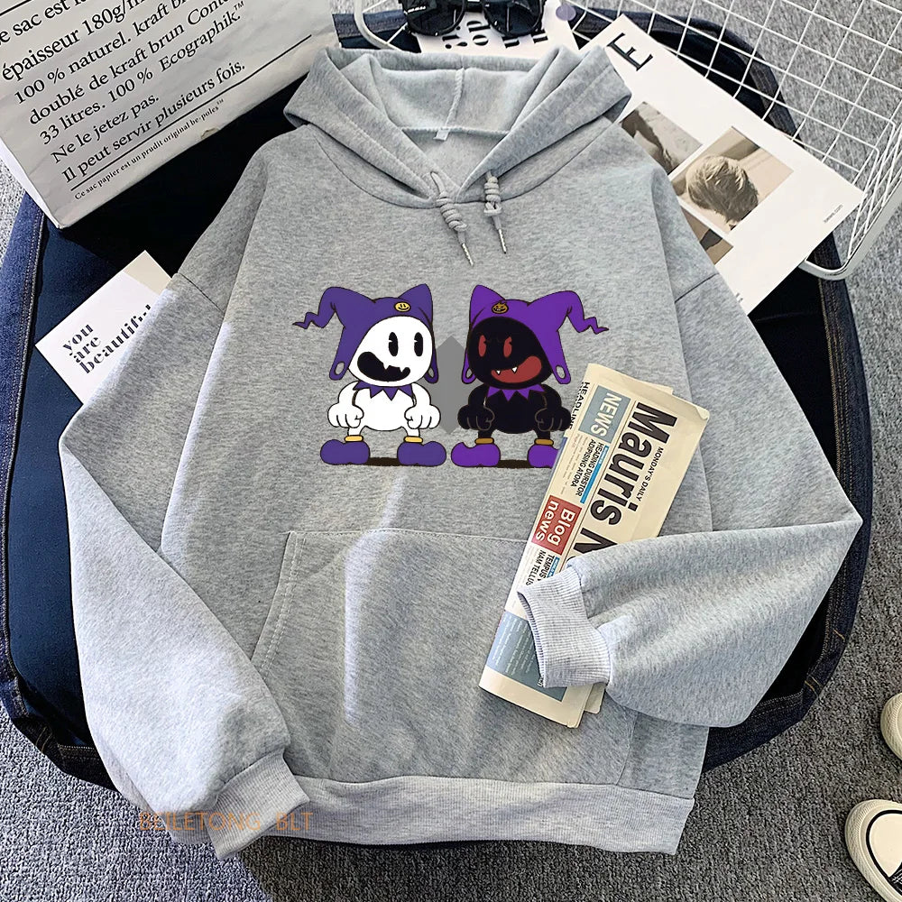 Casual Comfortable Cartoon Print Long-sleeved Hoodie