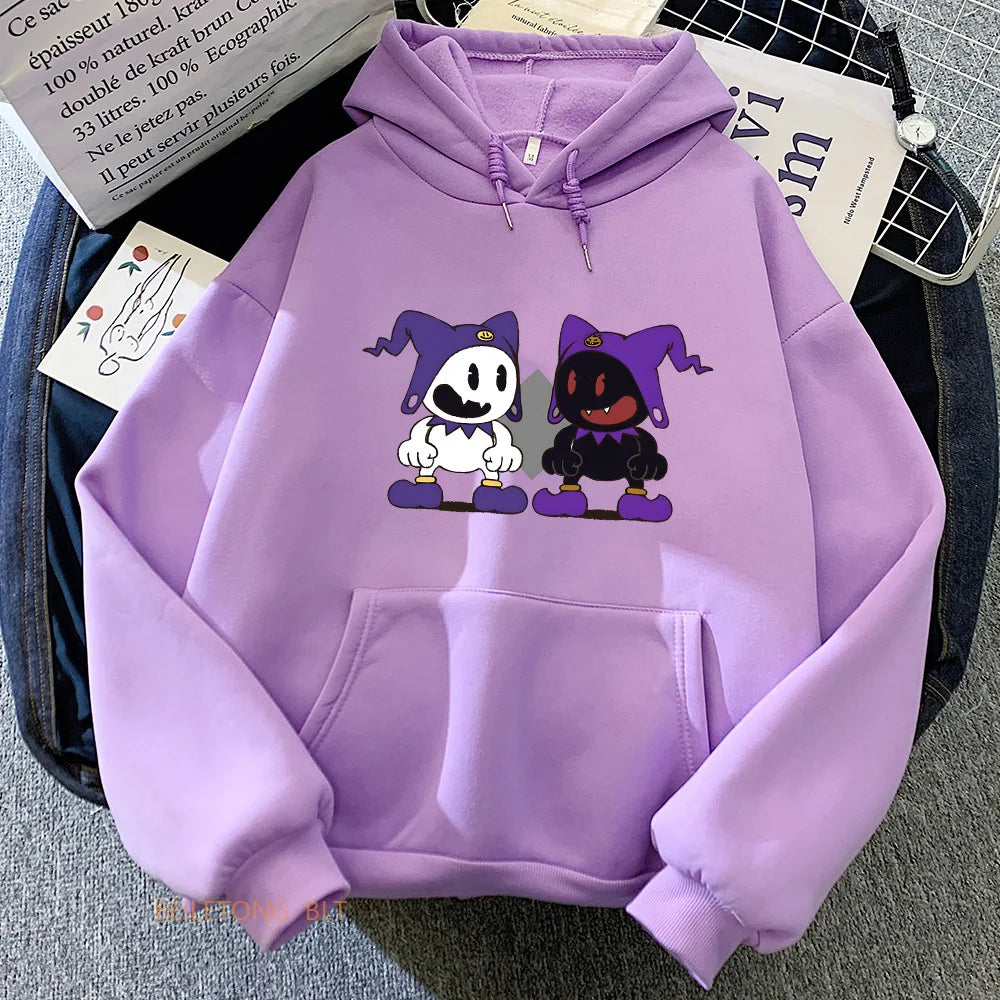 Casual Comfortable Cartoon Print Long-sleeved Hoodie