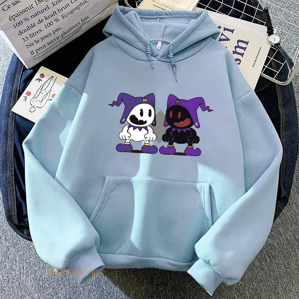 Casual Comfortable Cartoon Print Long-sleeved Hoodie