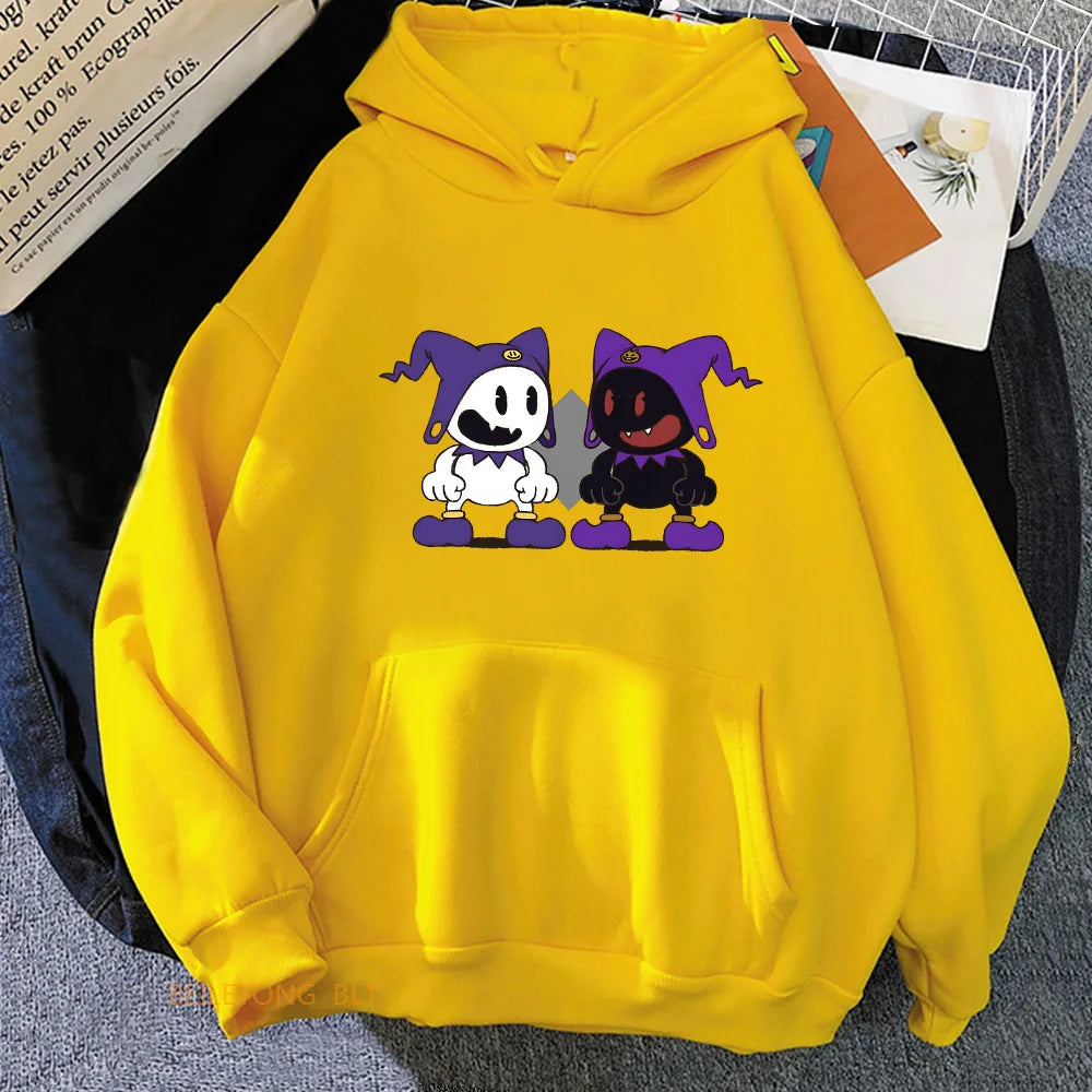 Casual Comfortable Cartoon Print Long-sleeved Hoodie