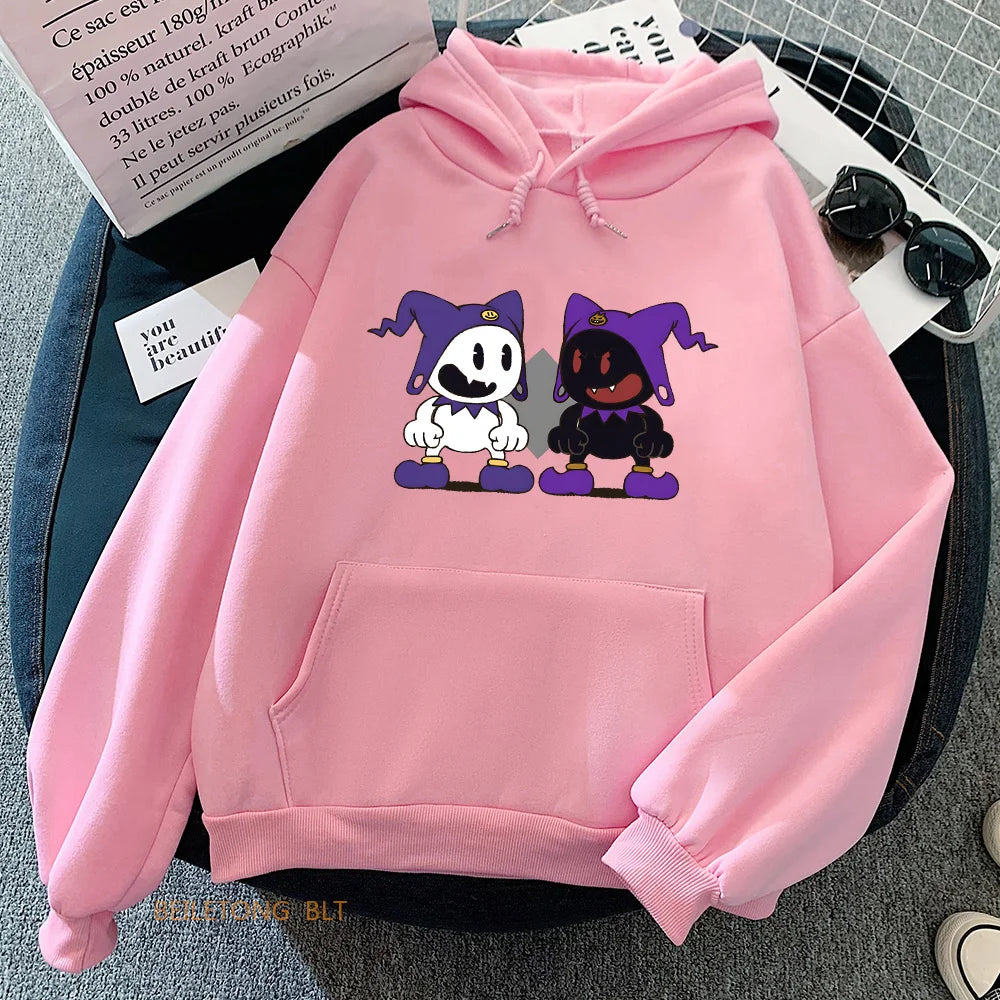 Casual Comfortable Cartoon Print Long-sleeved Hoodie