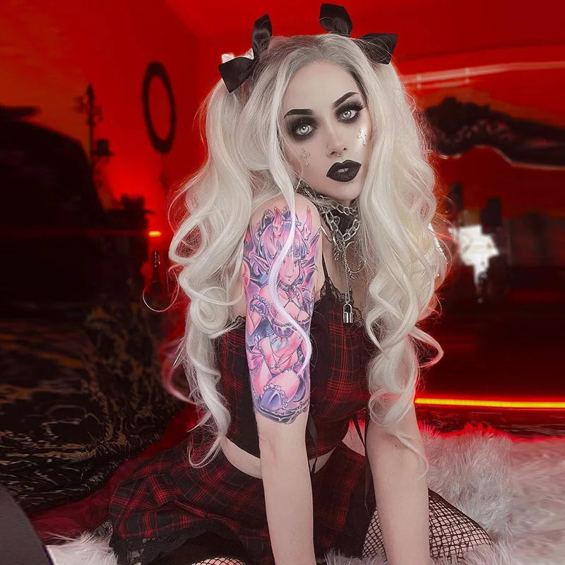 Plaid Y2K Contrast Skater Harajuku Gothic Sexy England Vintage Style Lace Pleated Clothes New Skirt