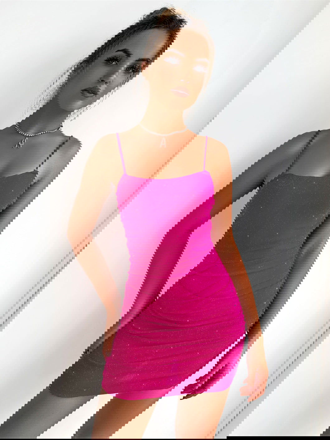 Popular Knitted Red Dress Backless Cami Dress French Dress