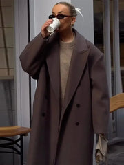 Sienna - Turn-Down Collar Coat