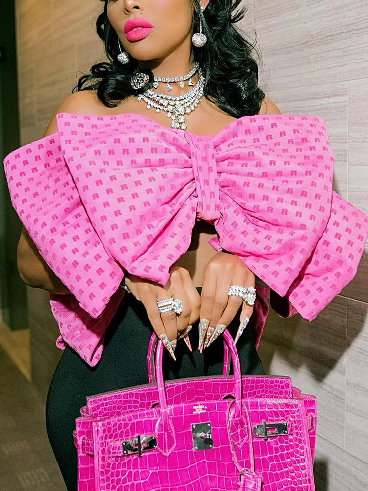 Bicolor Striped Sweetheart Neck Satin Classic Corset Tube Top - Pink / S Shirts & Tops