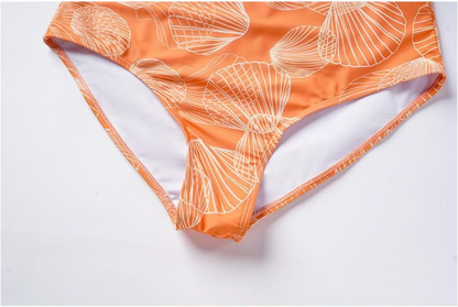 Dusty Rose Swimsuit Set - Orange