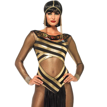 Sexy Egyptian Pharaoh Cleopatra Adult Queen Cosplay Halloween Attire