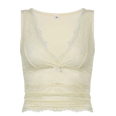 Soft Girl Lemonade Lace Top