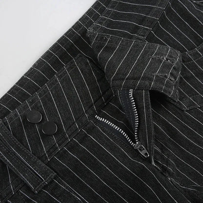 Striped Micro Shorts