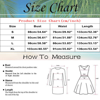 JuliaFashion - Summer Flower Print Long Maxi Elegant Party Vestidos Retro Chiffon Sleevelss High Waist V Neck Slit Boho Robe Dress