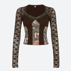 Vintage Bohemian Lace Top