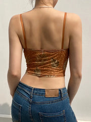 Vintage Floral Crop Top