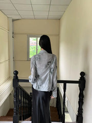 Vintage Floral Saddle Buckle Shirt