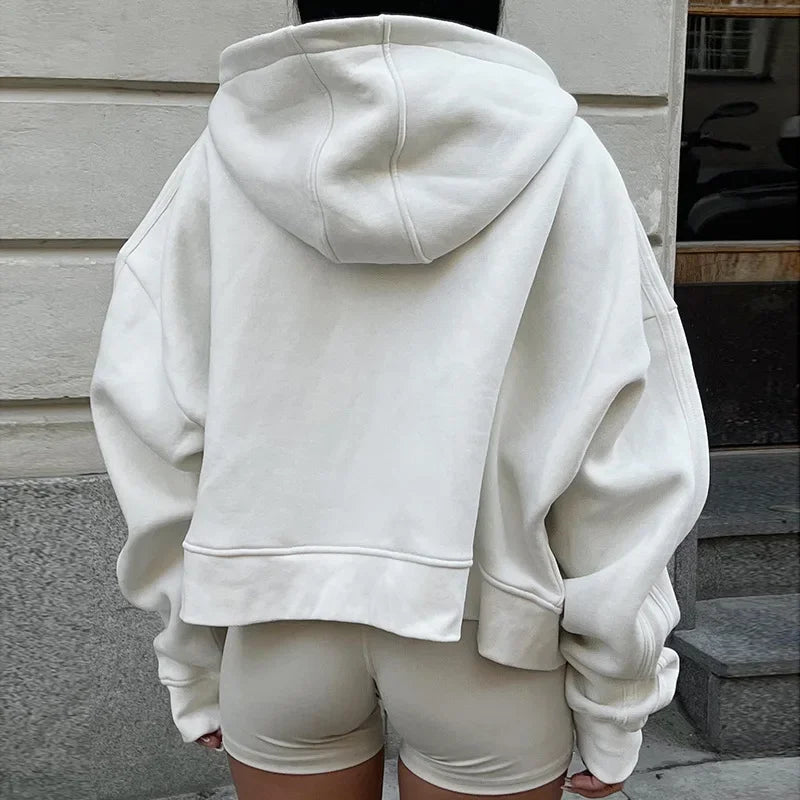 Vintage Aesthetic Grunge Zip Up Hoodie