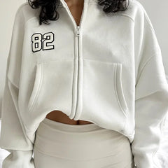 Vintage Aesthetic Grunge Zip Up Hoodie