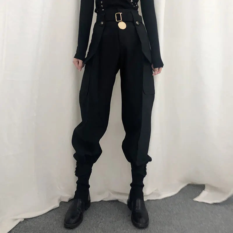 High Cargo Vintage Harajuku Halloween Waist Pants