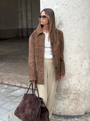 Fashion Casual Solid Stylish Elegant Long Sleeve Jacket