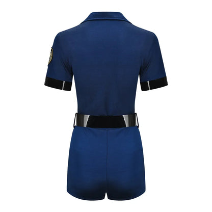 Women Sexy Police Cop Officer Erotic Clubwear Adult Halloween Attire