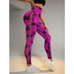 Mesh Out High Waist Push Up Yoga Gym Legging