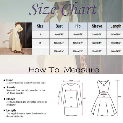 JuliaFashion - Women Vintage Oversized Loose Solid Color Casual 2024 Spring Autumn Trendy V Neck Long Sleeve Maxi Without Belt Dress