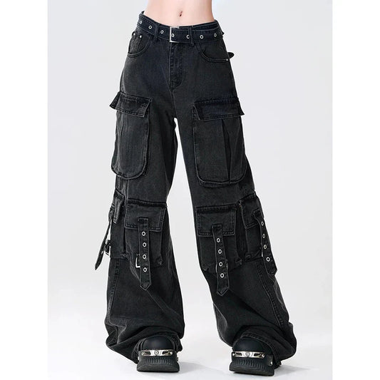 Y2K Japanese Halloween Cargo Pants