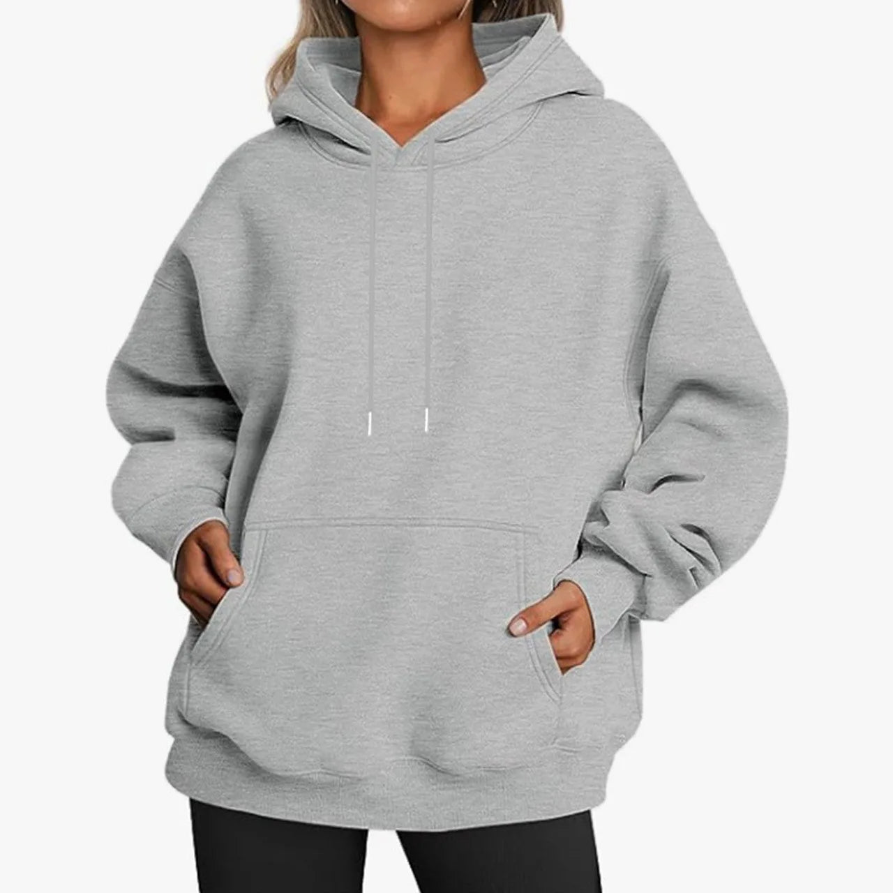 Funny Cute Oversized Drinking Bestie Hoodie