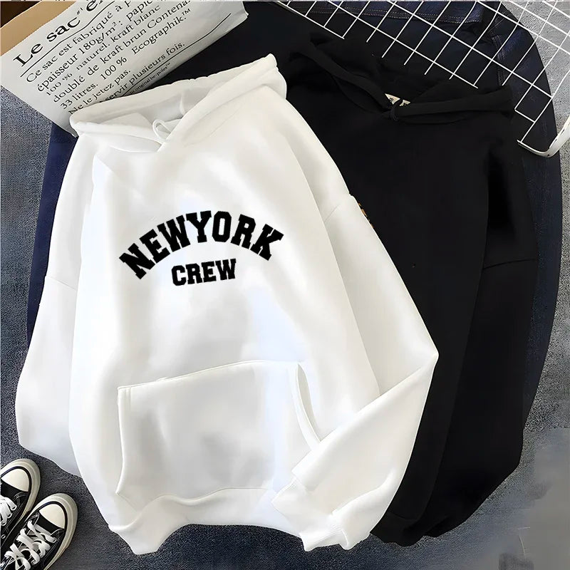 Oversized Streetwear Polyester Hoodie