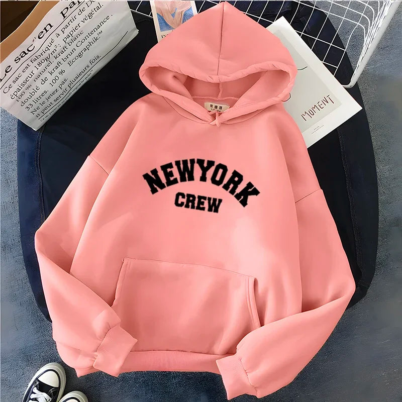 Oversized Streetwear Polyester Hoodie