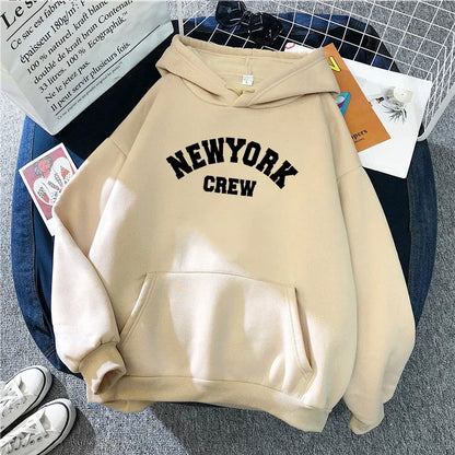 Oversized Streetwear Polyester Hoodie