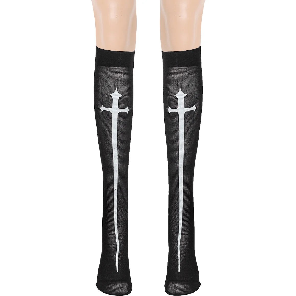 Saintlike Faux Leather PVC Nun Roleplay Halloween Dress Costume