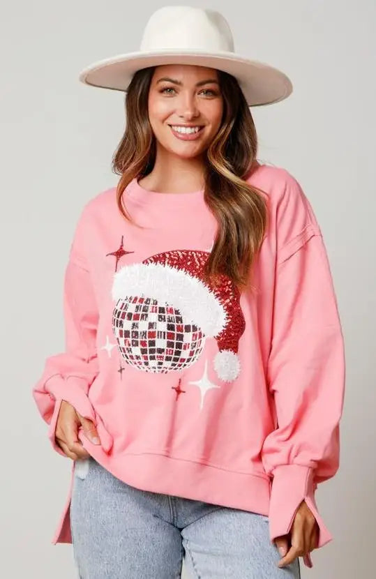 Cute Ugly Sequin Graphic Nutcracker Holiday Christmas Hoodie Gold / S Hoodies-L