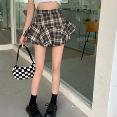 Y2K Plaid Mini Skort
