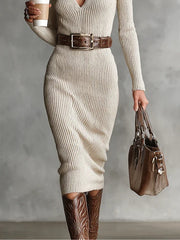 Clara | Elegant Knit Dress