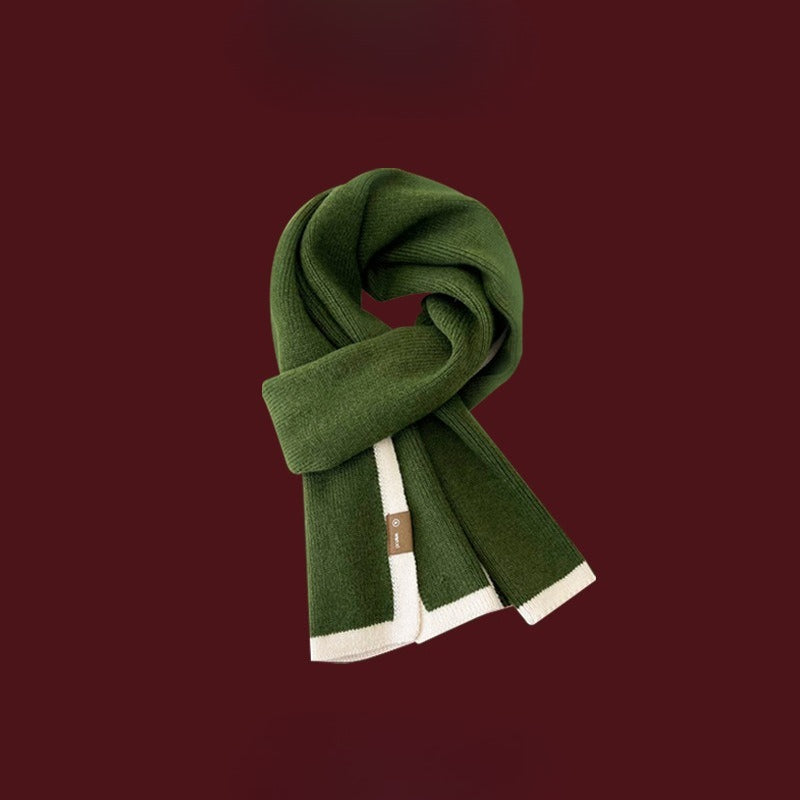 Reversible Solid Christmas Scarf
