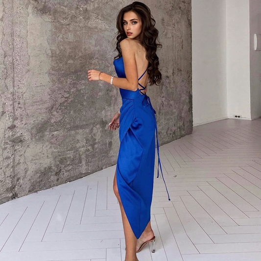 JuliaFashion - 2024Sleeveless Party Club Evening Backless Bodycon Dress