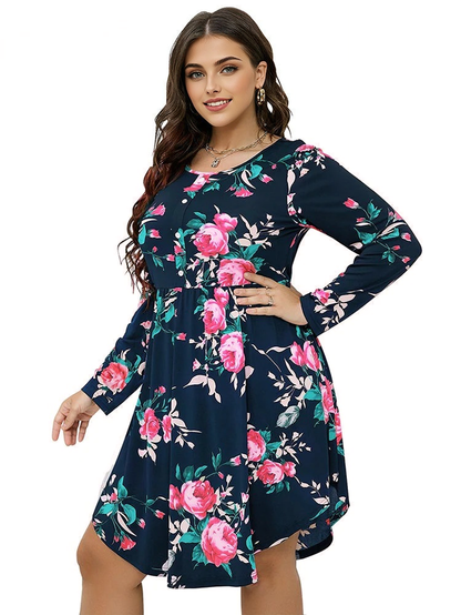 JuliaFashion-Floral Sexy Casual Feminino Dresses