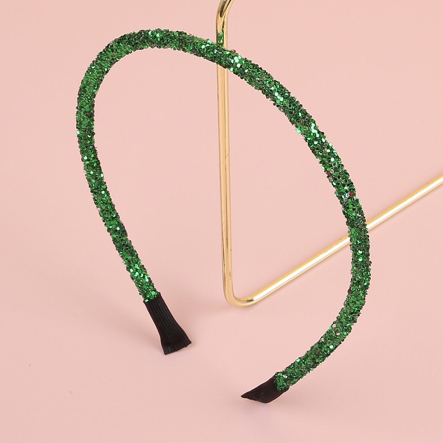 Christmas Rhinestone Glitter Red Green Party Hair Accessory