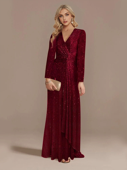 JuliaFashion - 2024 Wedding Sequins Guests Prom Cocktail Dresses