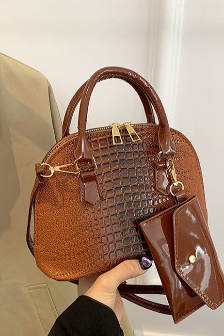 Minimalist PU Shell Small Crossbody Bag