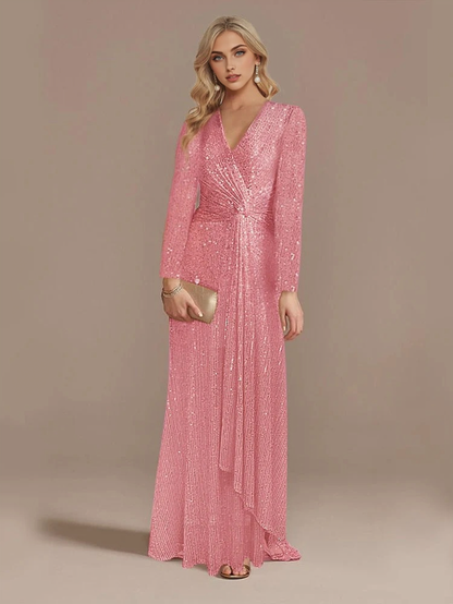 JuliaFashion - 2024 Wedding Sequins Guests Prom Cocktail Dresses