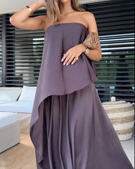 HALPENNY - LAYERED SKIRT SET