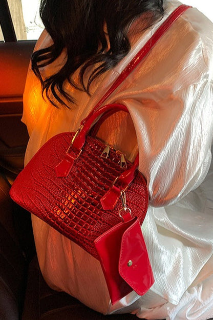 Minimalist PU Shell Small Crossbody Bag