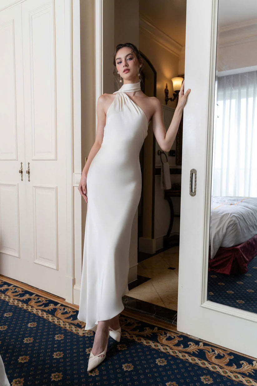 Elegant Low Back Party Dress