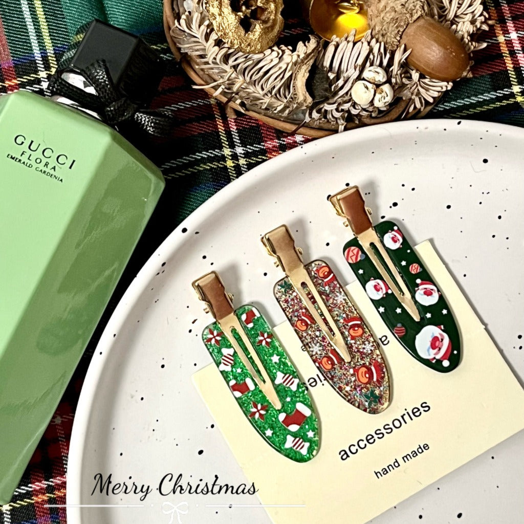 Christmas Seamless Side Hair Duck Bill Hair Accessory