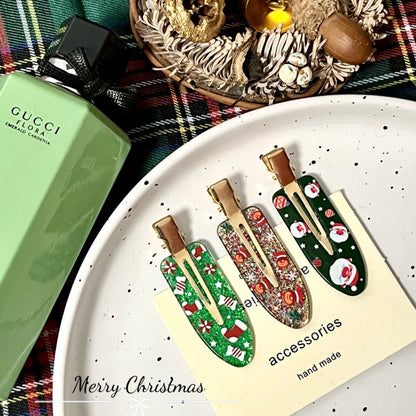 Christmas Seamless Side Hair Duck Bill Hair Accessory